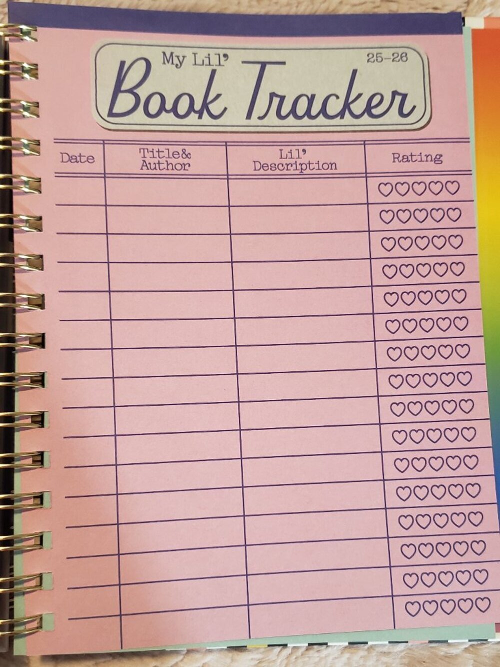 NEW- ban.do 17 Month Planner. Notes, Trackers, stickers. - Picture 8 of 9